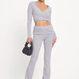 JOYCE WRAP CROP