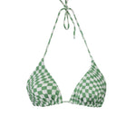 PSYCHEDELIC GREEN BIKINI TOP