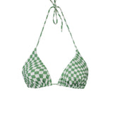 PSYCHEDELIC GREEN BIKINI TOP