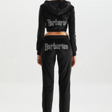 TRINITY CROP HOODIE