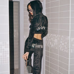 TRINITY CROP HOODIE