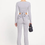 JOYCE WRAP CROP