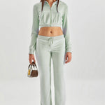 ARIEL CROP HOODIE