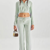 ARIEL CROP HOODIE