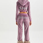 POPPY CROP HOODIE