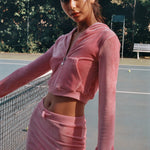 DOJA CROP HOODIE