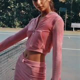 DOJA CROP HOODIE
