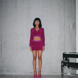 TYCHE CROP HOODIE