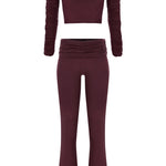 MADONNA PLUM SET